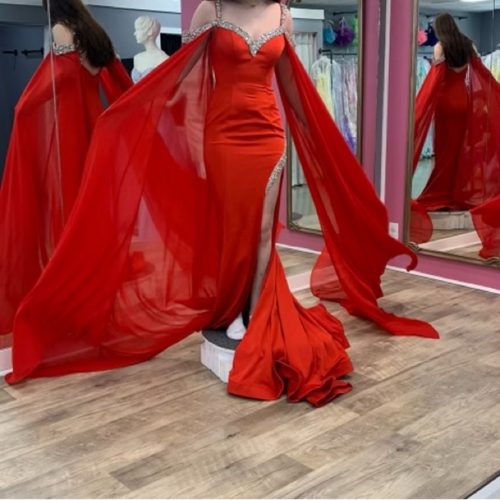 Elegant Red prom or pageant dress